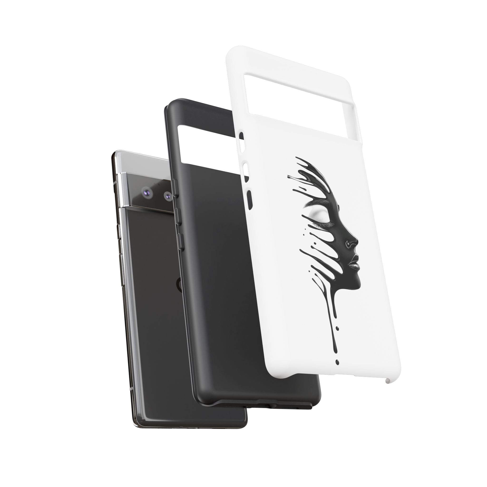 Stylish Phone Case with Artistic Design, Tough Phone Cover, Unique Phone Accessory, Gift for Art Lovers, Trendy Protective Case